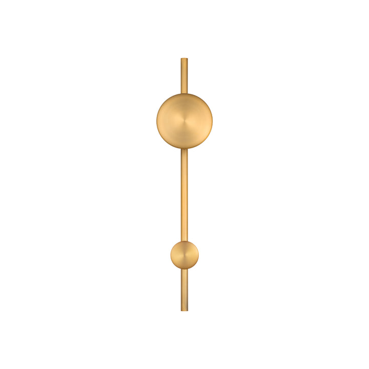Clocker Wall Sconce 4CCT in Aged Brass by WAC Lighting