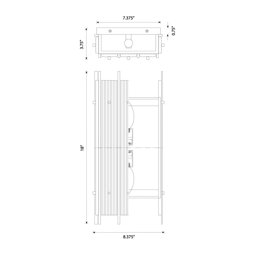 Allure Glass Wall Sconce by Zeev - view 4