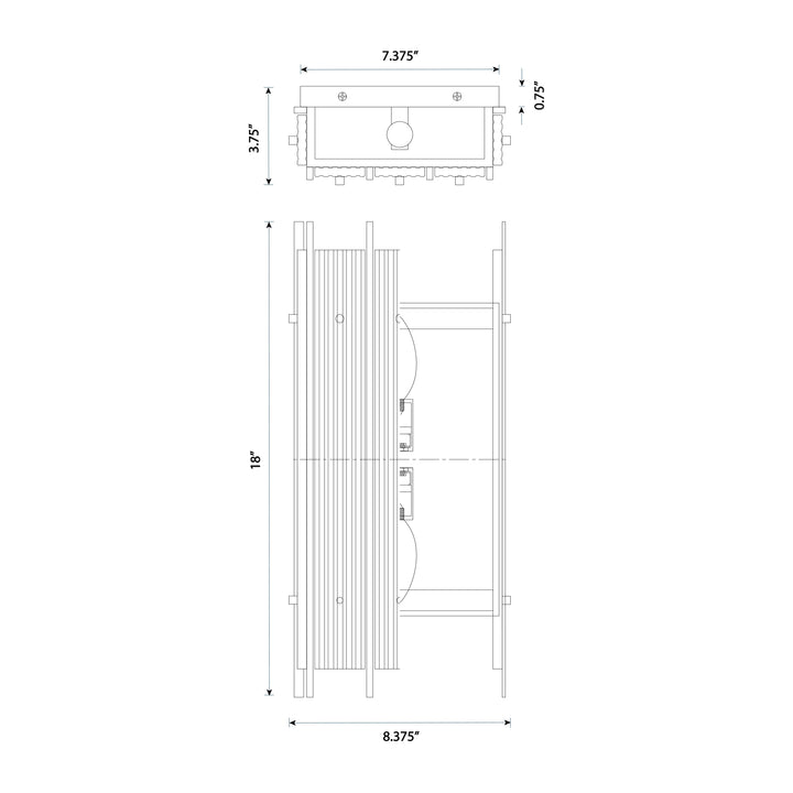 Allure Glass Wall Sconce by Zeev - view 4