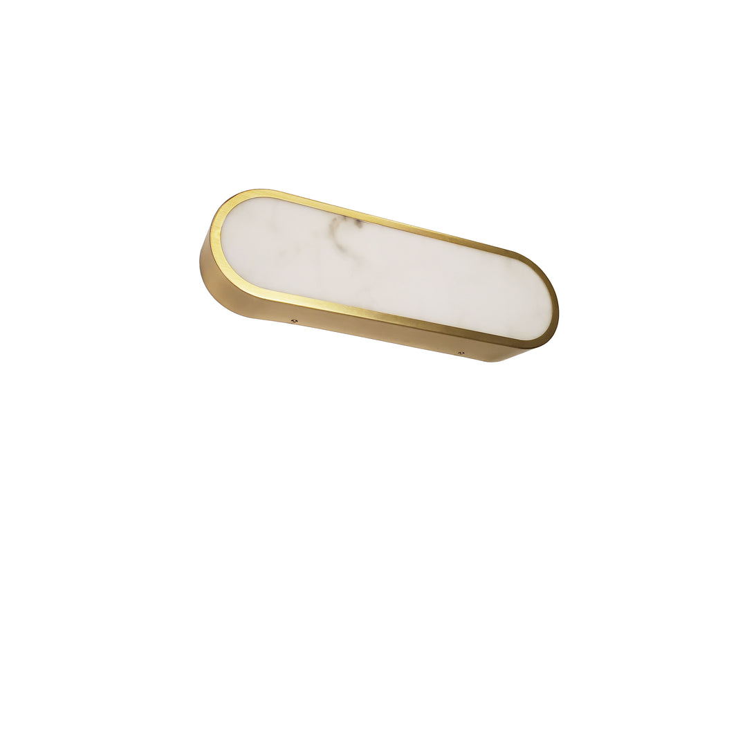 Walsh 20W Wall Sconce in Aged Brass by Dainolite