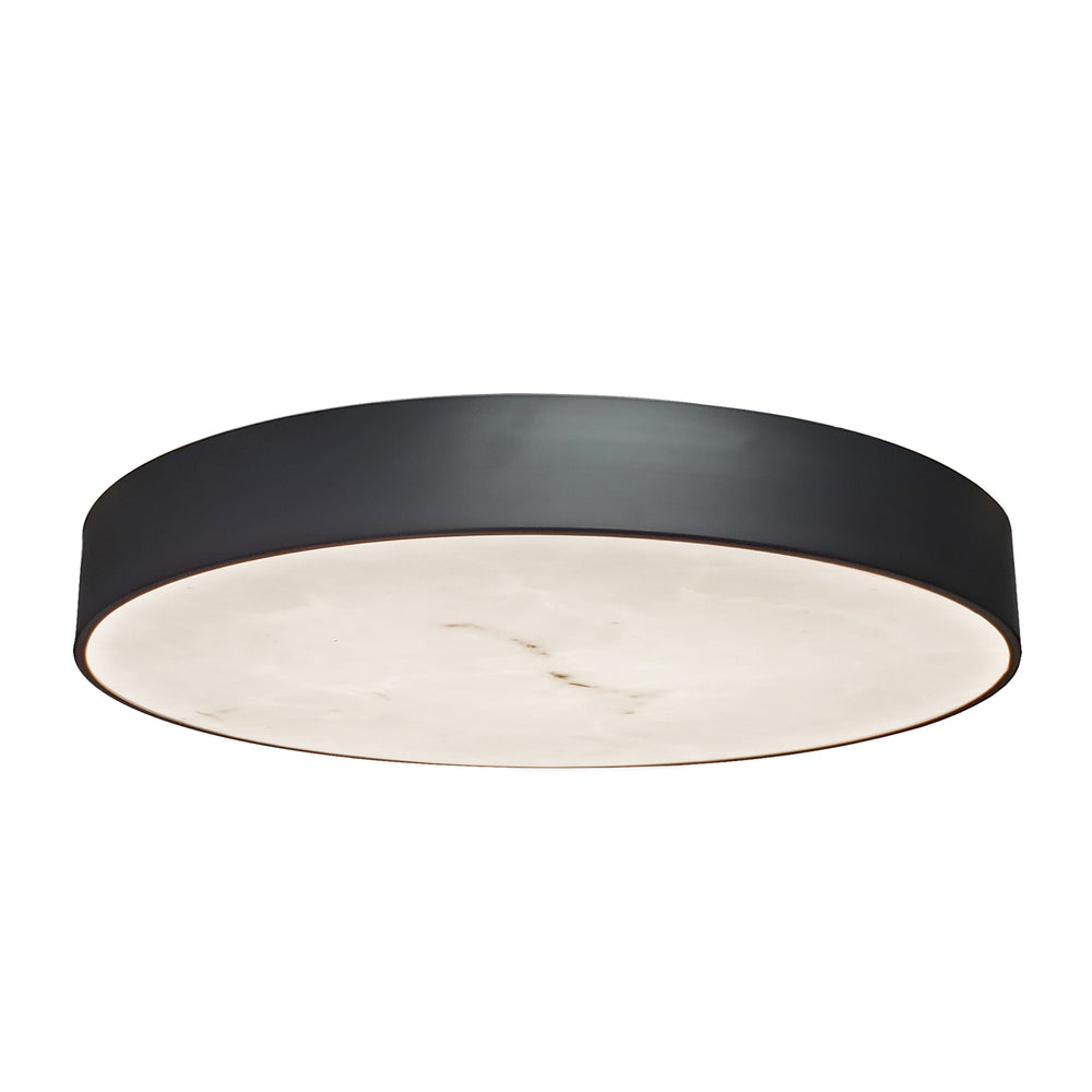 Walsh 40W Flush Mount in Matte Black by Dainolite