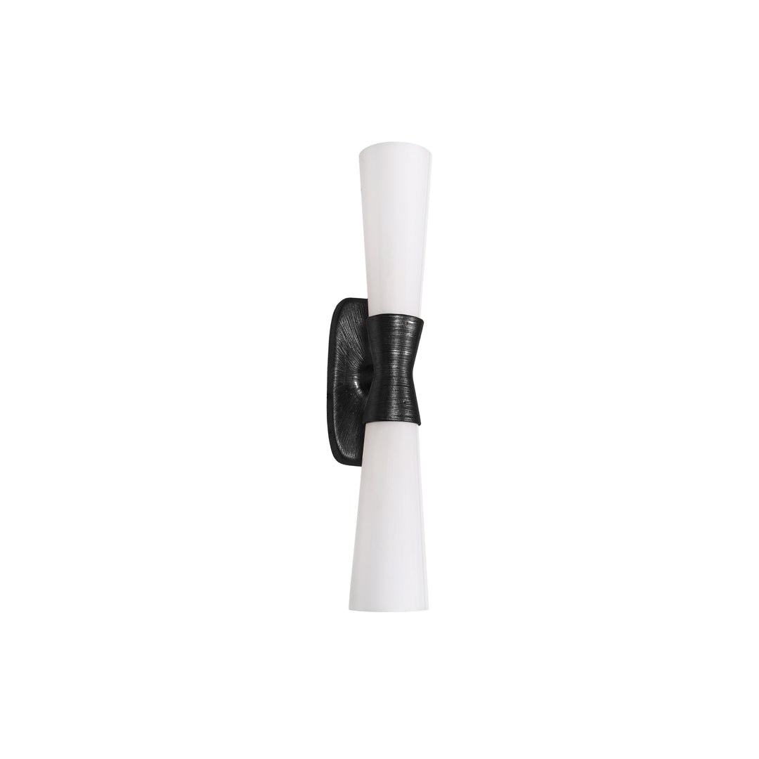 Whitney 2 Light Wall Sconce in Matte Black by Dainolite