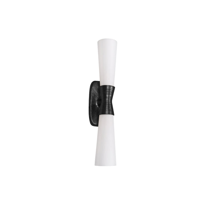 Whitney 2 Light Wall Sconce in Matte Black by Dainolite