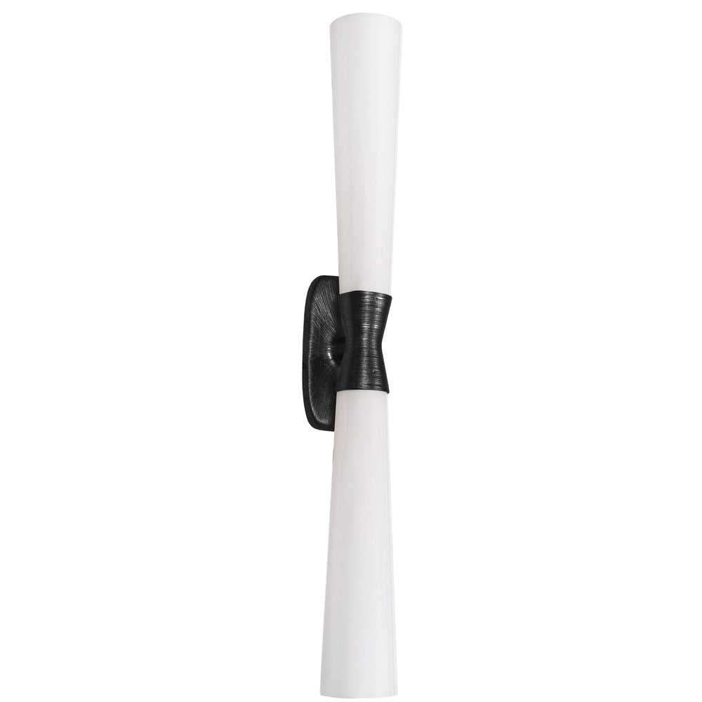 Whitney 2 Light Wall Sconce (WTY-312W) in Matte Black by Dainolite