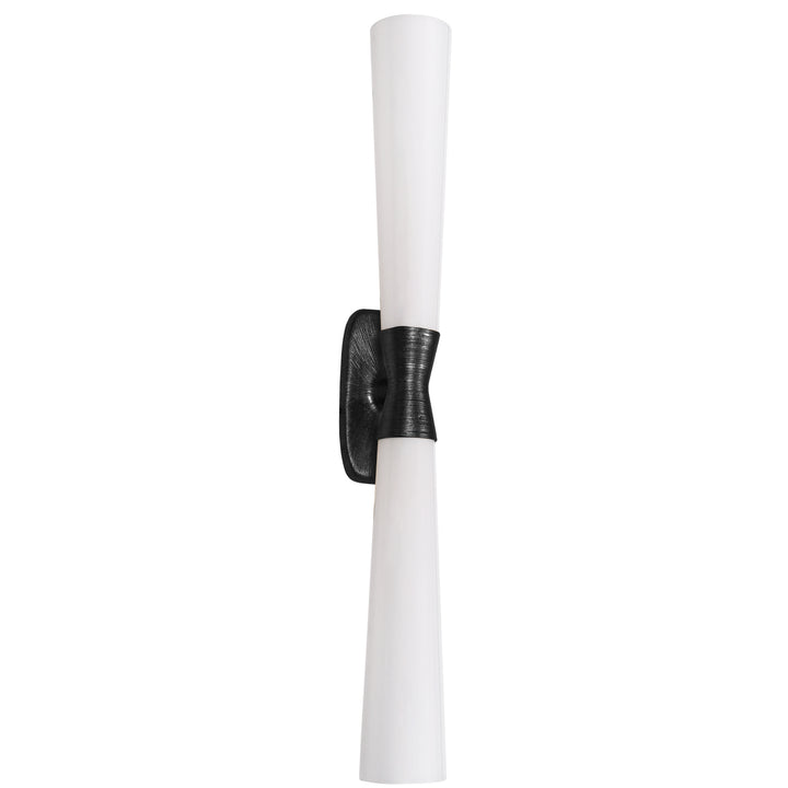 Whitney 2 Light Wall Sconce (WTY-312W) in Matte Black by Dainolite