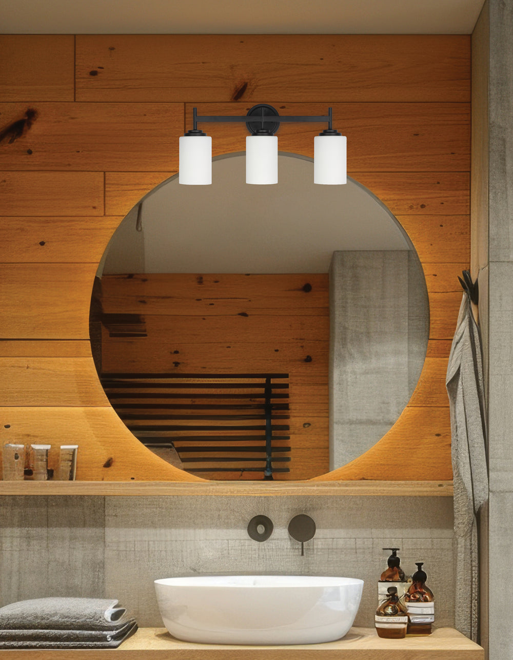 Wynona 3 Light Vanity by Dainolite - view 2