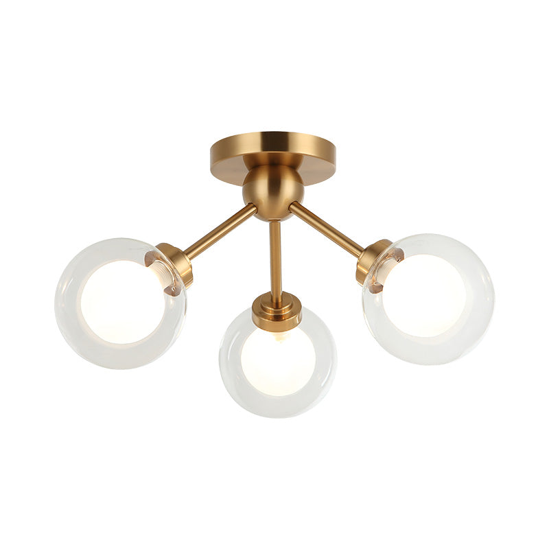 Solaris - LED 3 Light Flush Mount