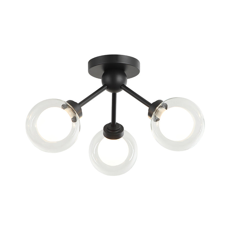 Solaris - LED 3 Light Flush Mount