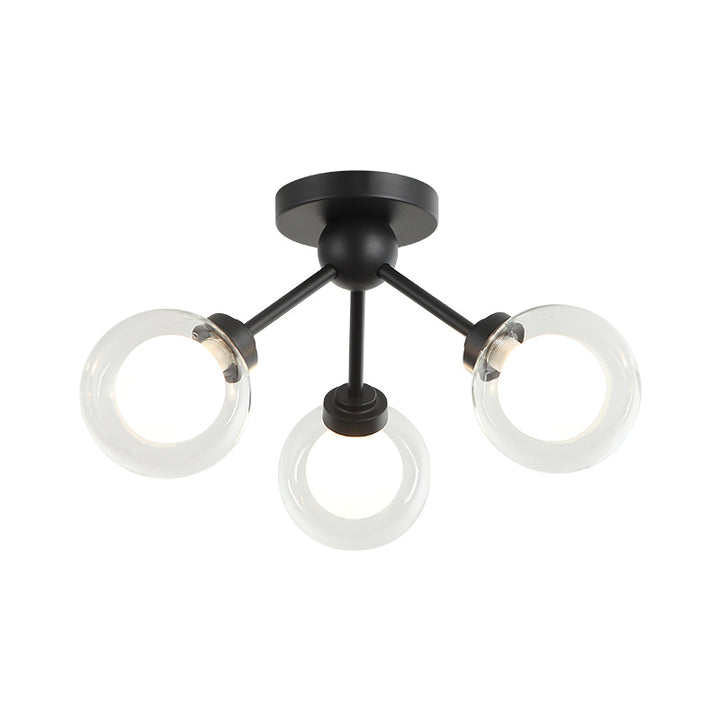 Solaris - LED 3 Light Flush Mount