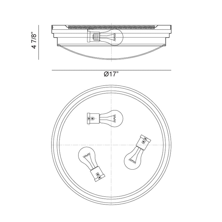 Fresh Colonial - Flush Mount