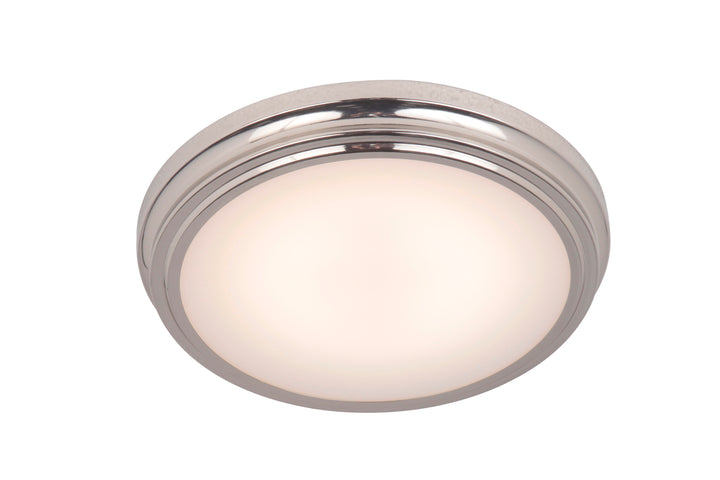 X66 Series LED Flush Mount in Brushed Polished Nickel by Craftmade