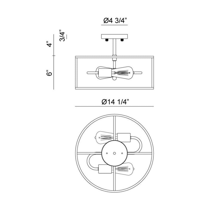 Candid - Flush Mount