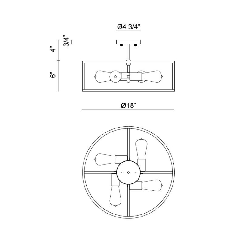 Candid - Flush Mount