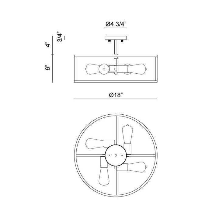 Candid - Flush Mount