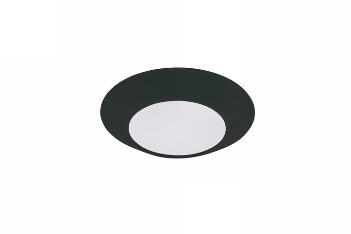 Slim Line LED Disk Flush Mount 3000K in Flat Black by Craftmade