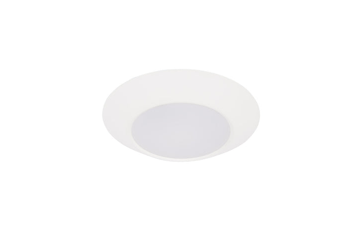 Slim Line LED Disk Flush Mount 5CCT Selectable in White by Craftmade