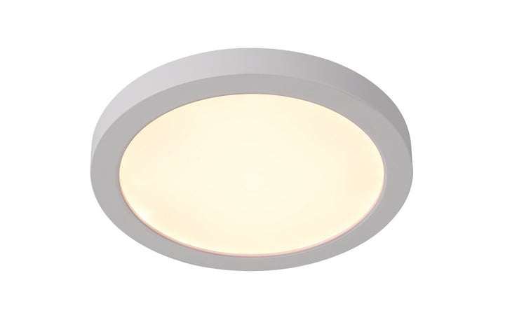 Slim Line II Edgelit LED Pancake Flush Mount 5CCT Selectable in White by Craftmade