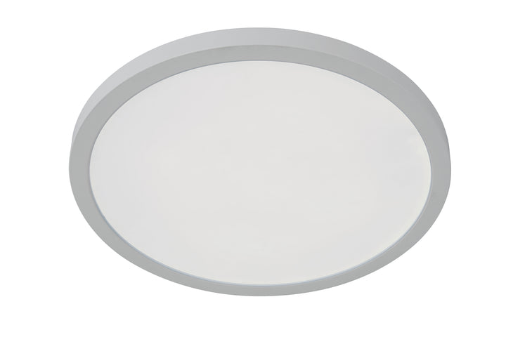 Slim Line II Edgelit LED Pancake Flush Mount 5CCT Selectable in White by Craftmade