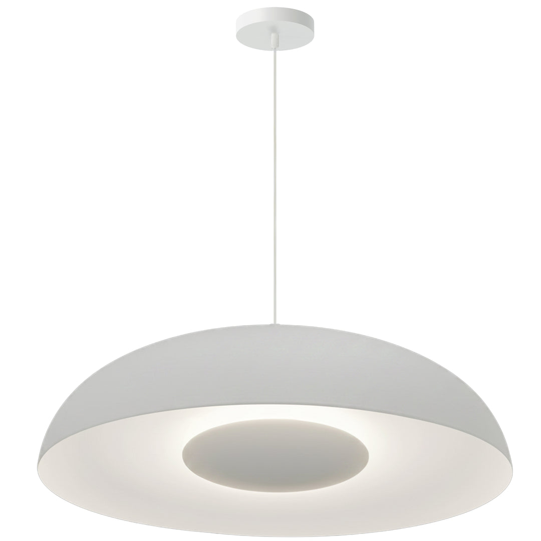 Ygritte 20W 5CCT Pendant in Matte White by Dainolite