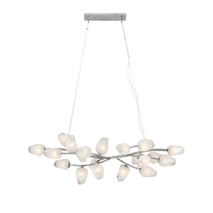Branch Frame Chandelier with Glass Shades by Bethel - view 11