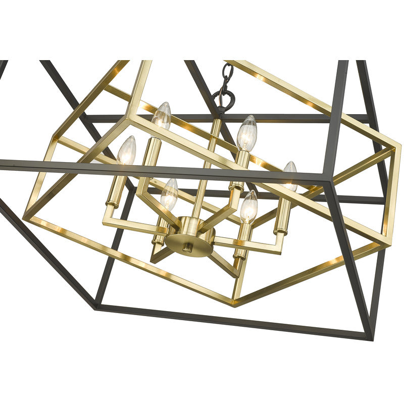 Interlocked Box Chandelier (YS218) by Bethel - view 2