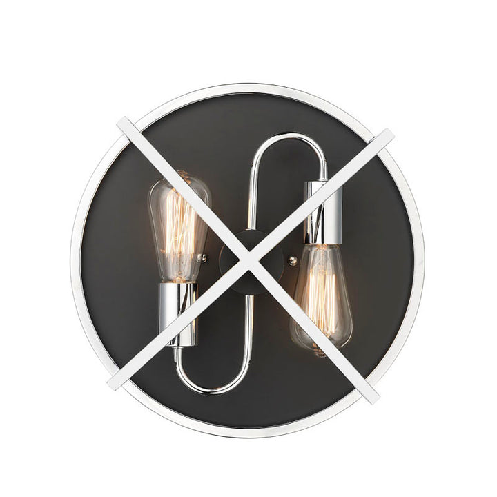 Round and Cage Flush Mount Light by Bethel - view 3