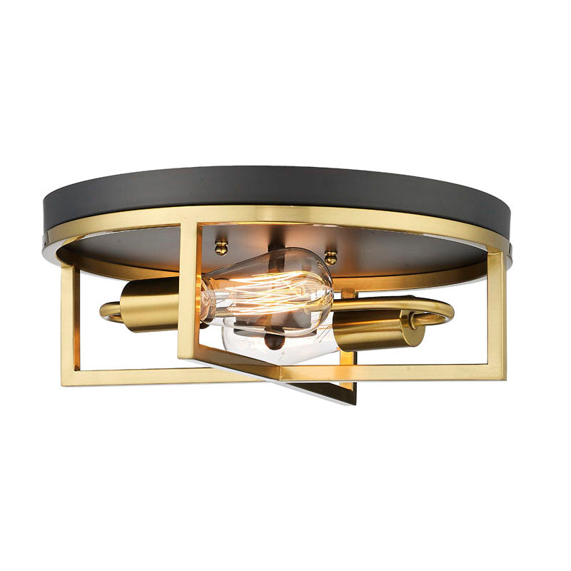 Round and Cage Flush Mount Light by Bethel - view 10