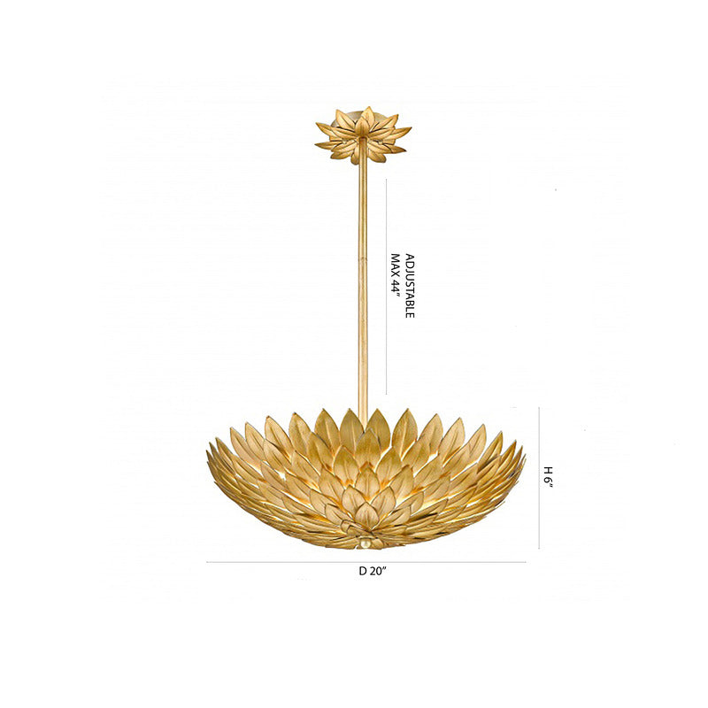 Leaf Frame Ceiling Fixture by Bethel - view 2