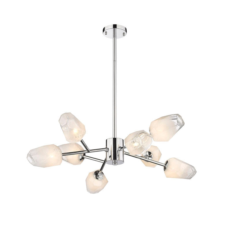 Branch Chandelier with Glass Shades (YS93) by Bethel - view 7