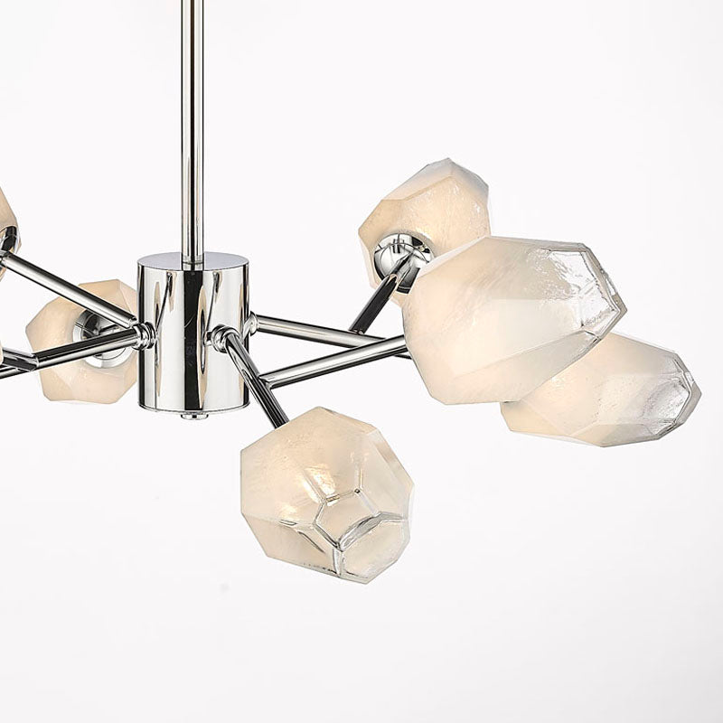 Branch Chandelier with Glass Shades (YS93) by Bethel - view 8