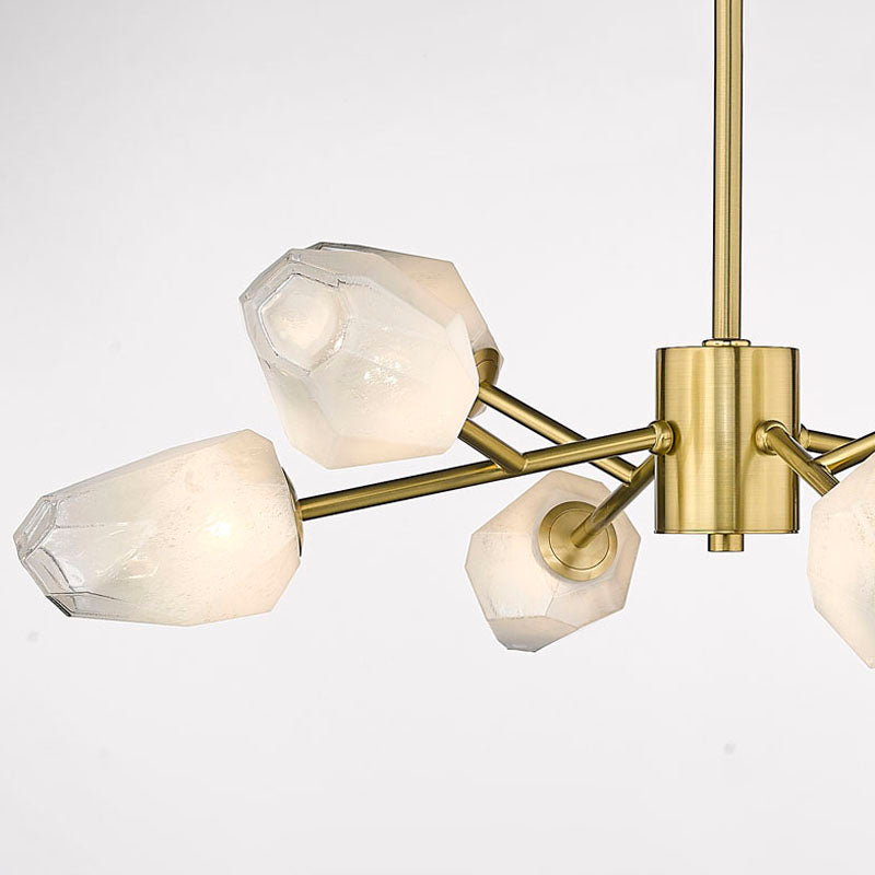 Branch Chandelier with Glass Shades (YS93) by Bethel - view 12