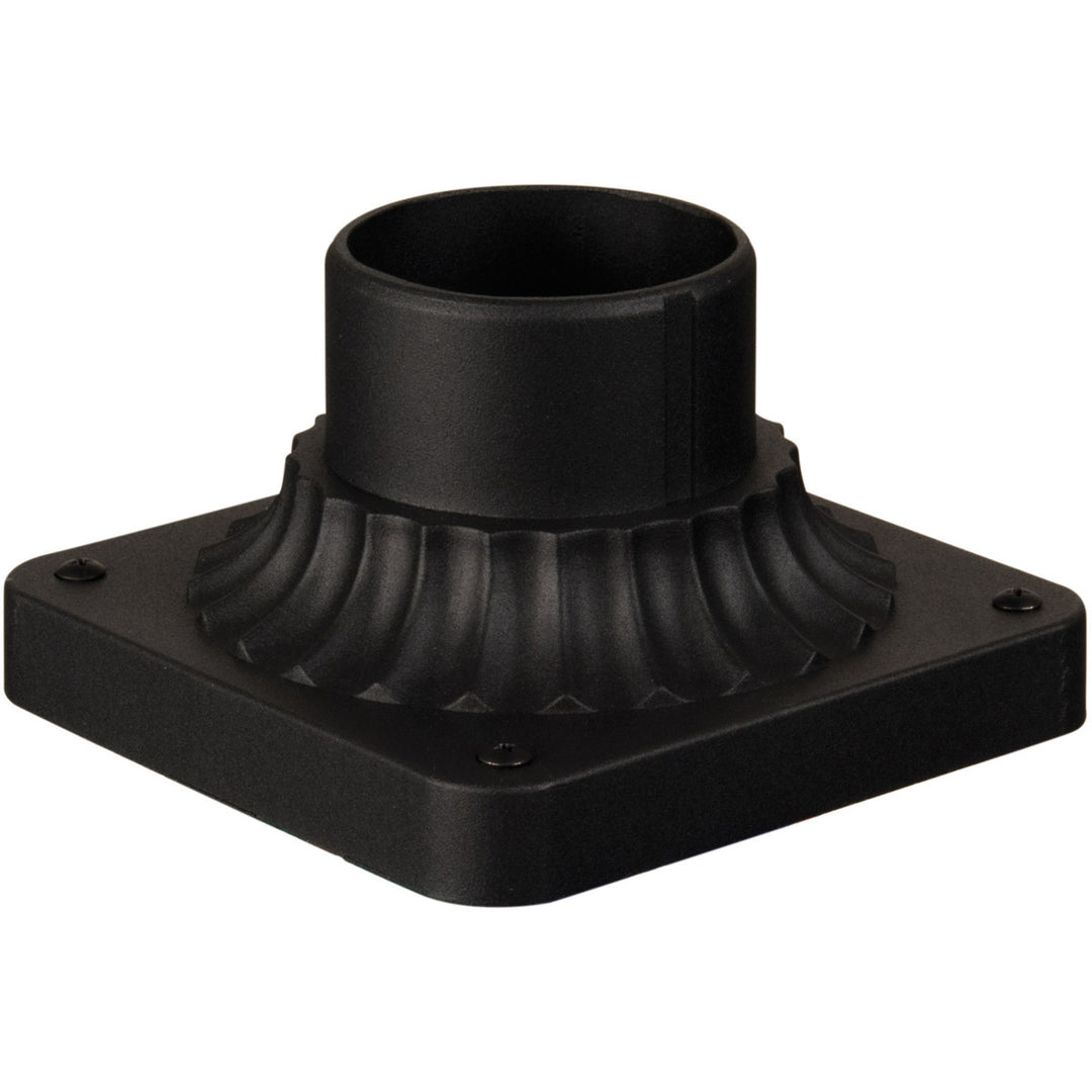 Post Adapter Base for Post Tops in Textured Matte Black by Craftmade