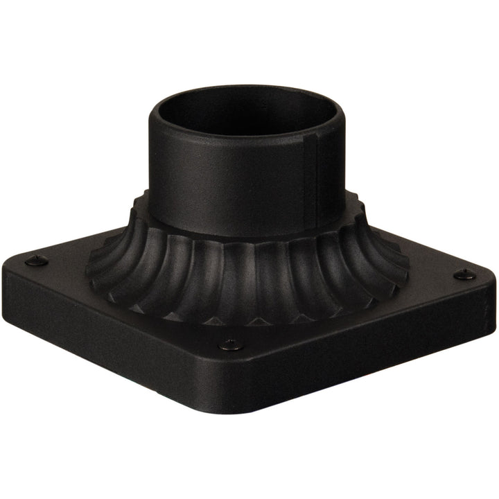 Post Adapter Base for Post Tops in Textured Matte Black by Craftmade