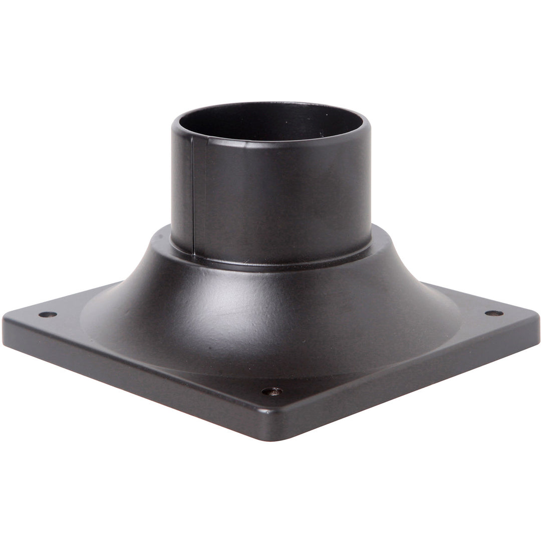 Post Adapter Base for Post Tops in Oiled Bronze Outdoor by Craftmade