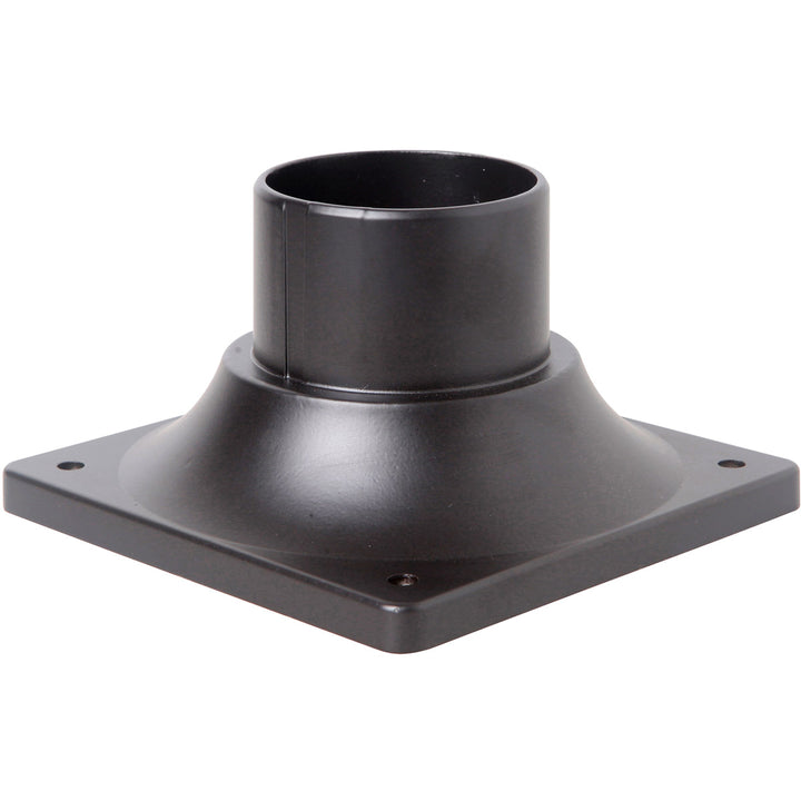 Post Adapter Base for Post Tops in Oiled Bronze Outdoor by Craftmade