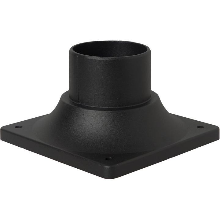 Post Adapter Base for Post Tops in Textured Matte Black by Craftmade