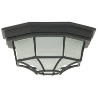 Bulkheads Outdoor Flush Mount in Textured Matte Black by Craftmade