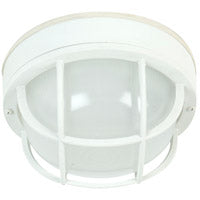 Bulkheads Outdoor Flush Mount in Textured Matte White by Craftmade