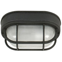 Bulkheads Outdoor Flush Mount in Textured Matte Black by Craftmade