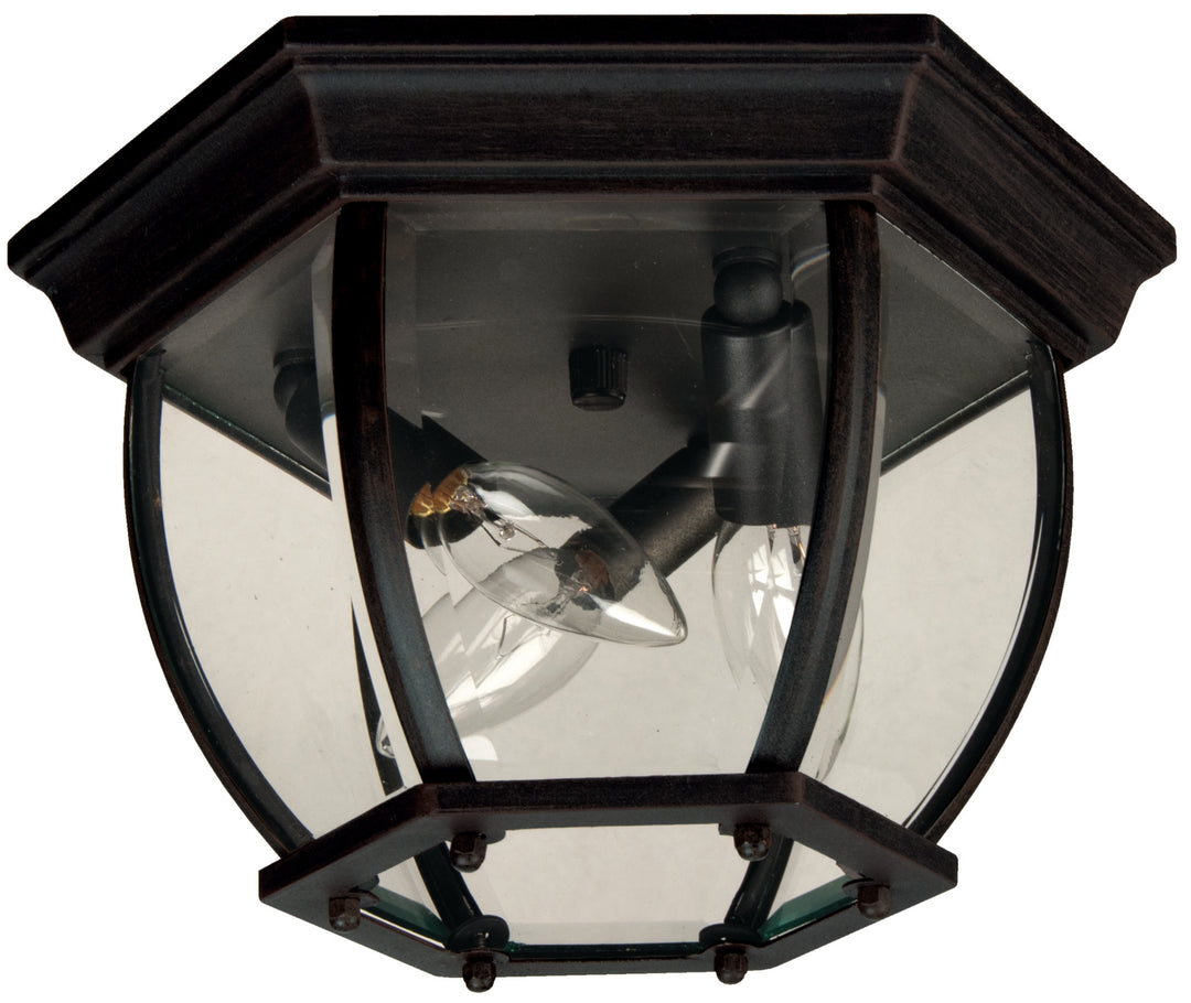 Bent Glass Outdoor Flush Mount by Craftmade