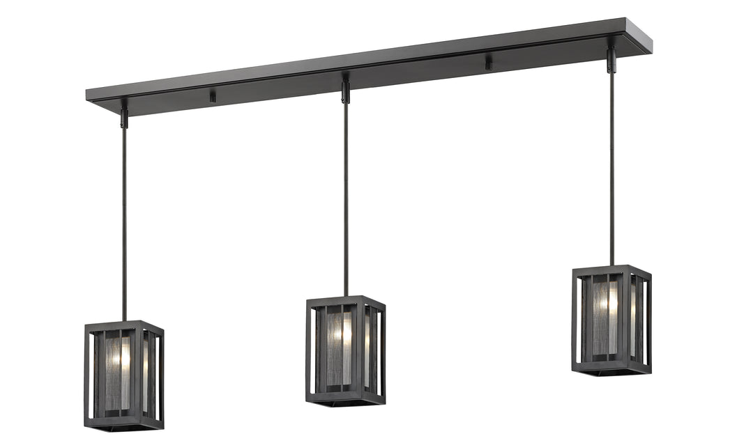 Meridional - 3 Light Linear Chandelier