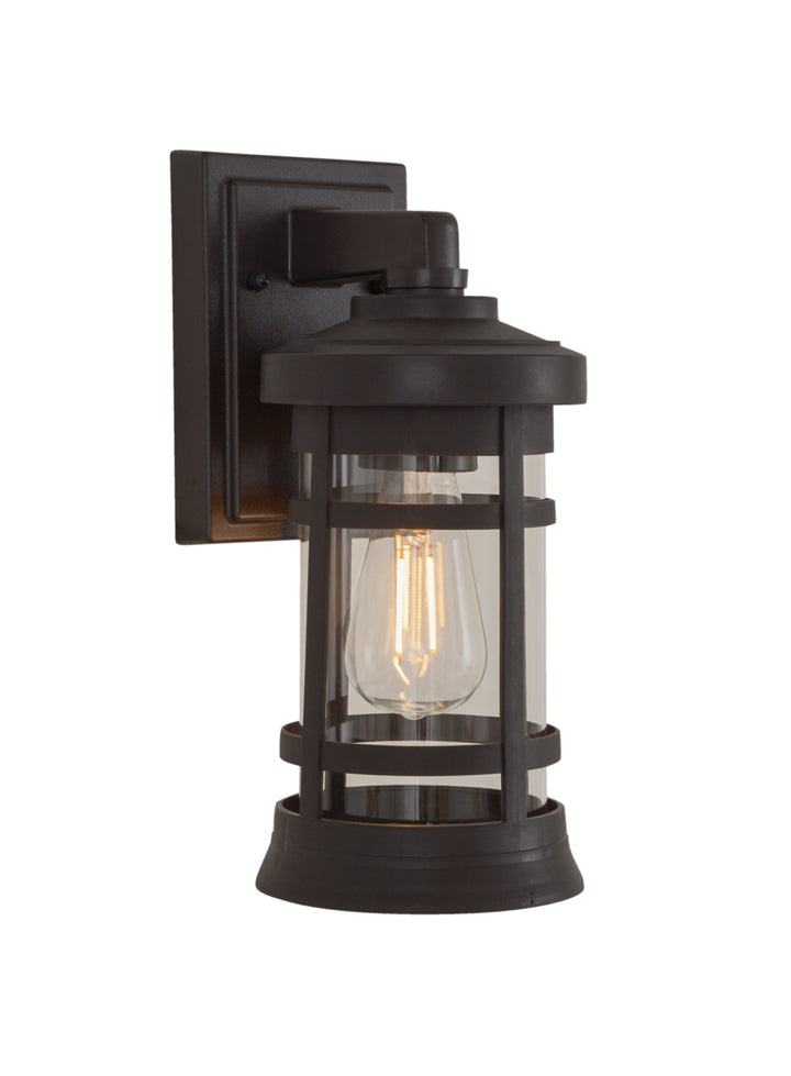 Resilience Outdoor Wall Light in Bronze / Clear by Craftmade