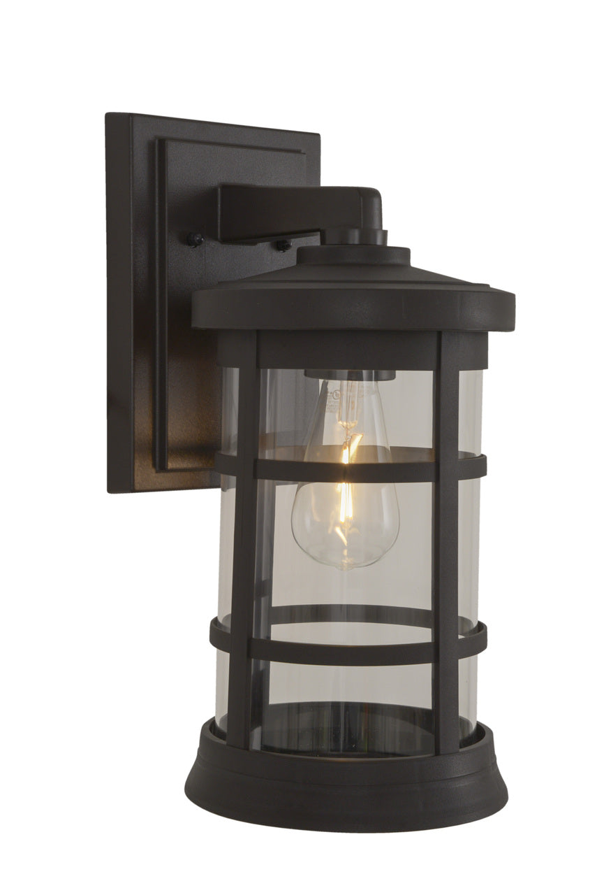 Resilience Outdoor Wall Light in Bronze / Clear by Craftmade