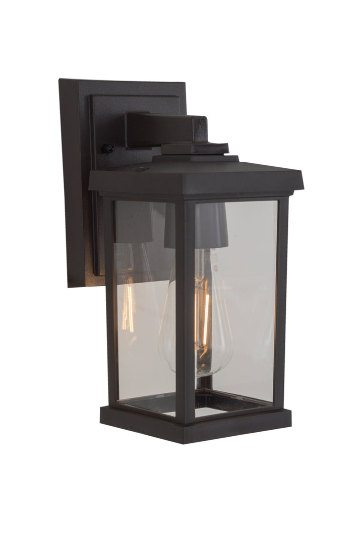 Resilience Outdoor Wall Light in Bronze / Clear by Craftmade