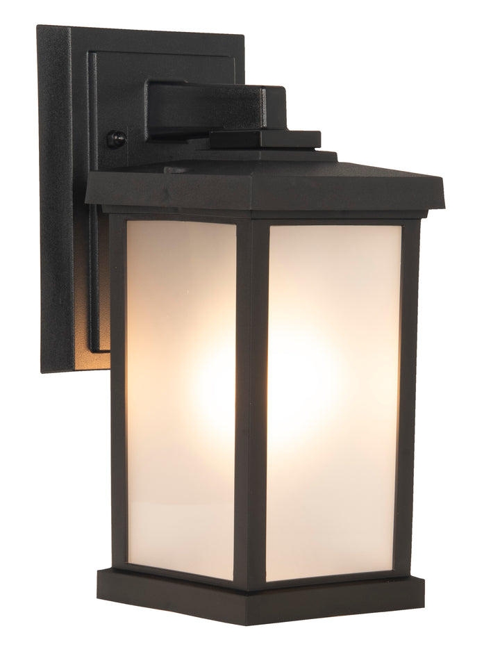 Resilience Outdoor Wall Light in Textured Matte Black by Craftmade