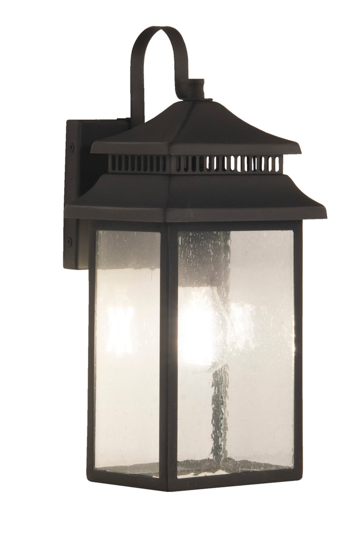 Crossbend Outdoor Wall Light in Dark Bronze Gilded by Craftmade