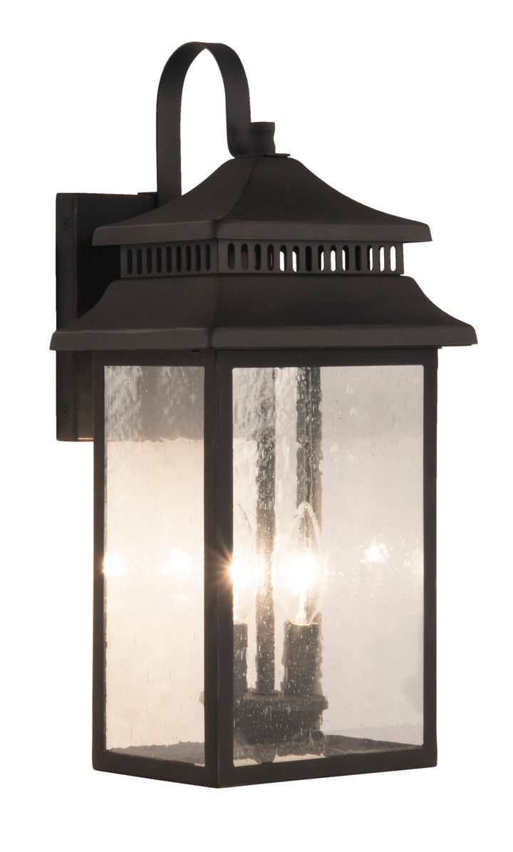 Crossbend Outdoor Wall Light in Dark Bronze Gilded by Craftmade