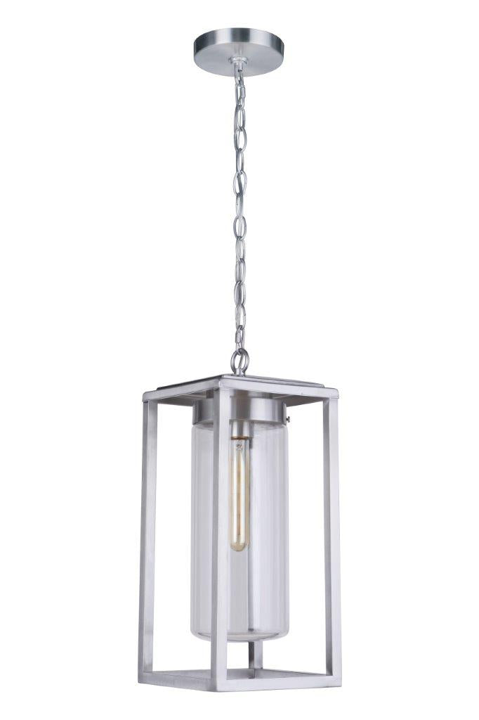 Neo Outdoor Pendant in Satin Aluminum by Craftmade