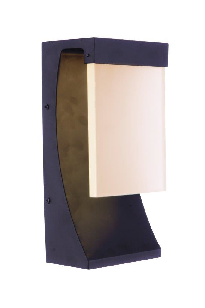 Vault LED Outdoor Wall Light in Midnight by Craftmade