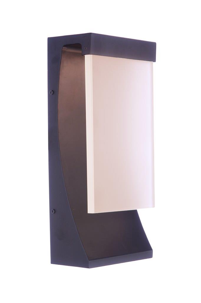 Vault LED Outdoor Wall Light in Midnight by Craftmade